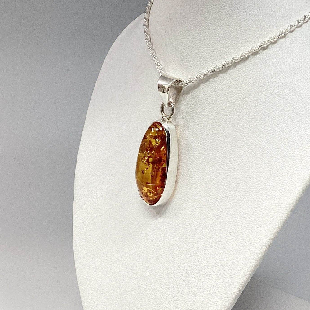 Cognac Amber Pendant - Rocks and Gems Canada
