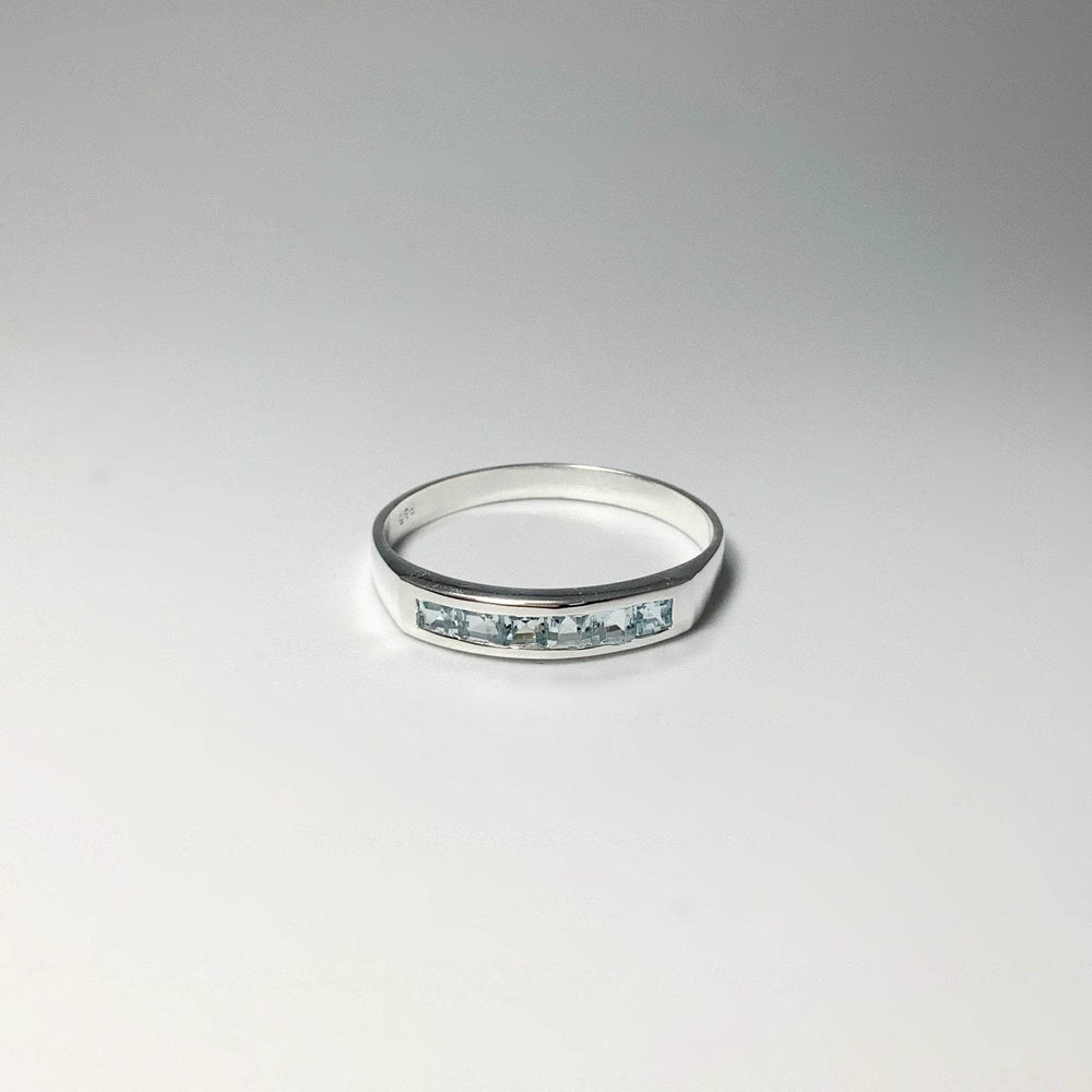 Blue Topaz Ring - Rocks and Gems Canada