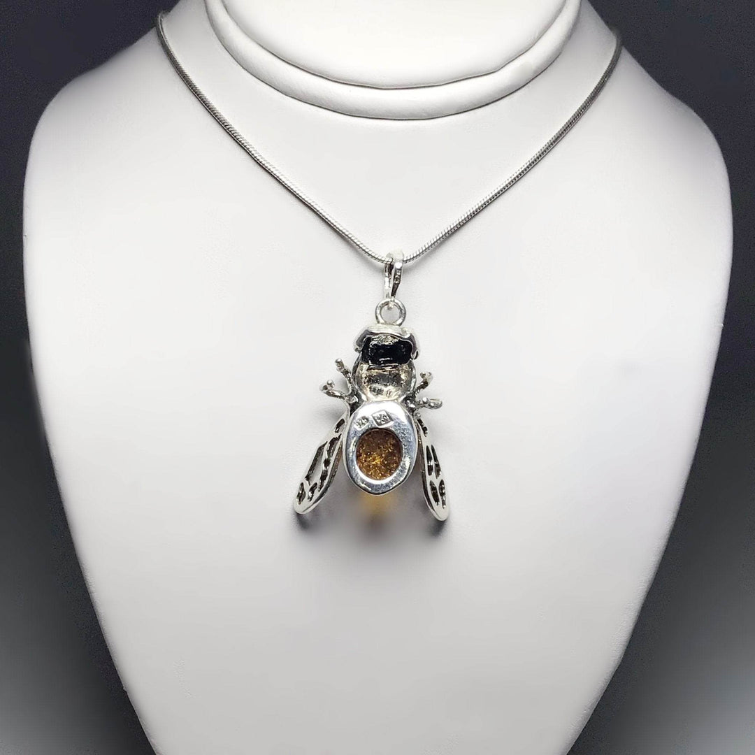 Cognac Amber Pendant - Rocks and Gems Canada