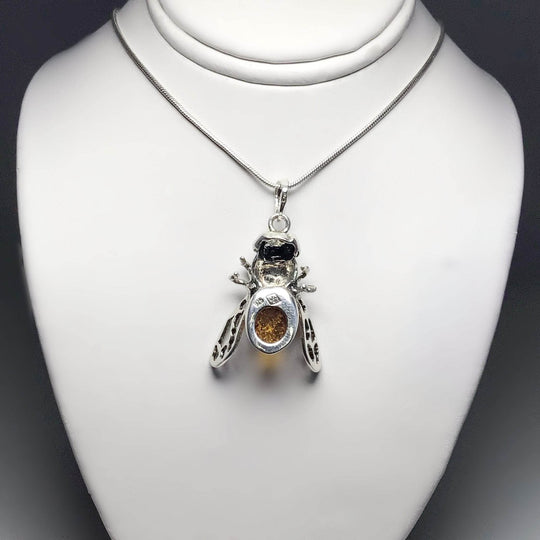 Cognac Amber Pendant - Rocks and Gems Canada