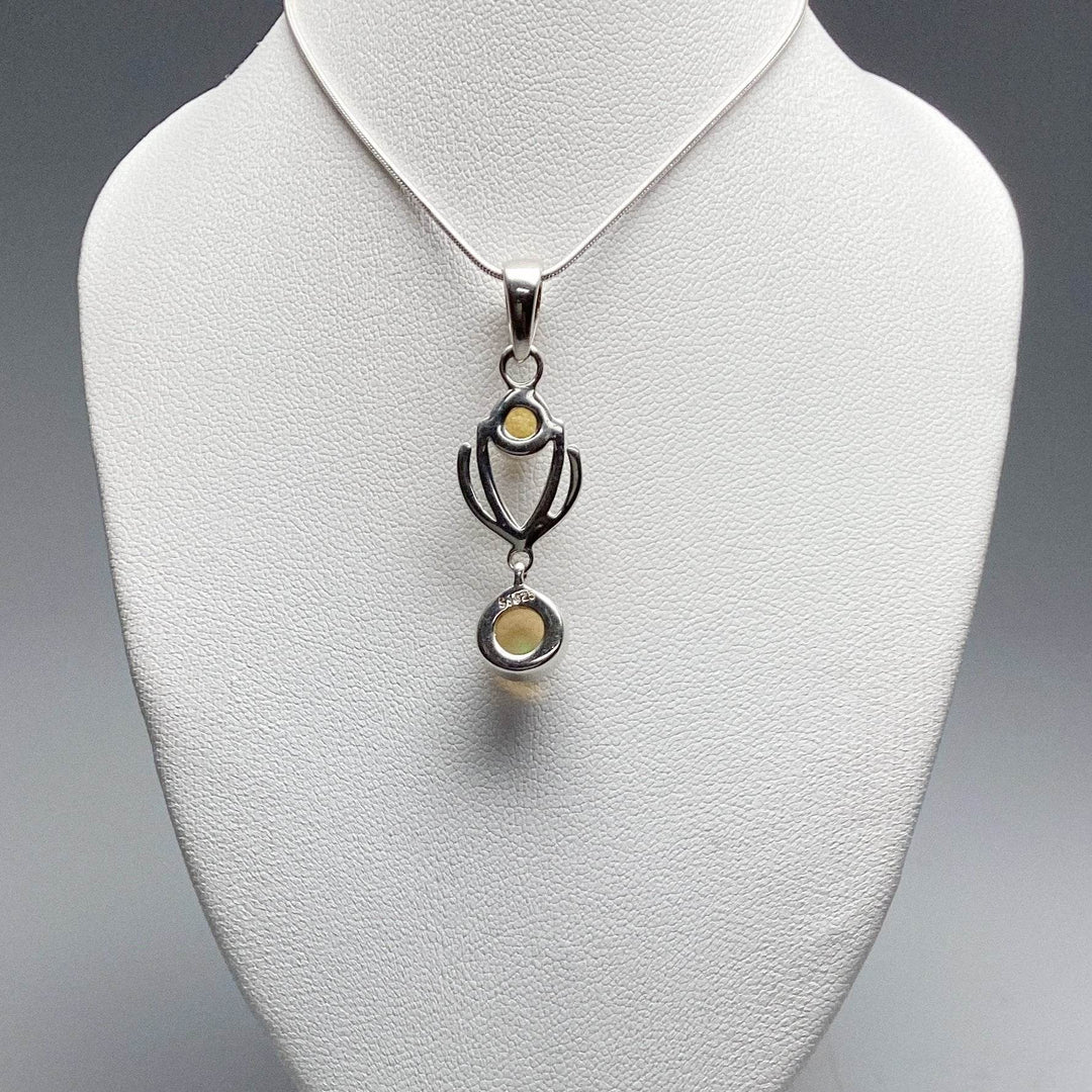 Fire Opal Pendant - Rocks and Gems Canada