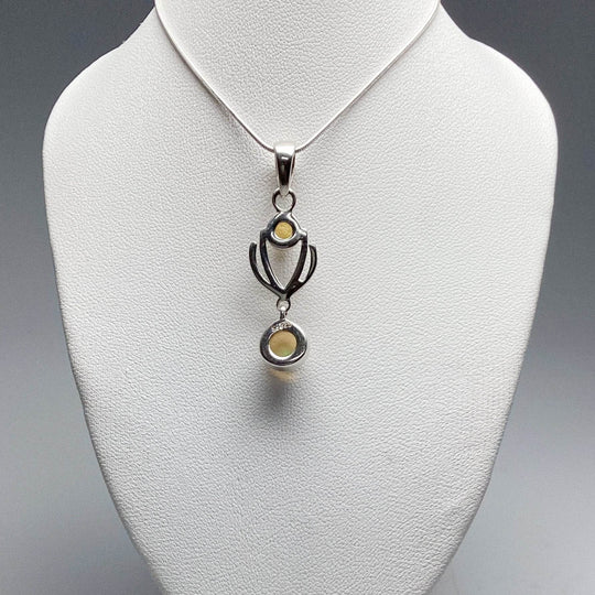 Fire Opal Pendant - Rocks and Gems Canada