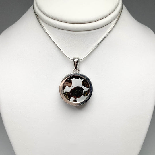 Sericho Meteorite Round Pendant - Rocks and Gems Canada