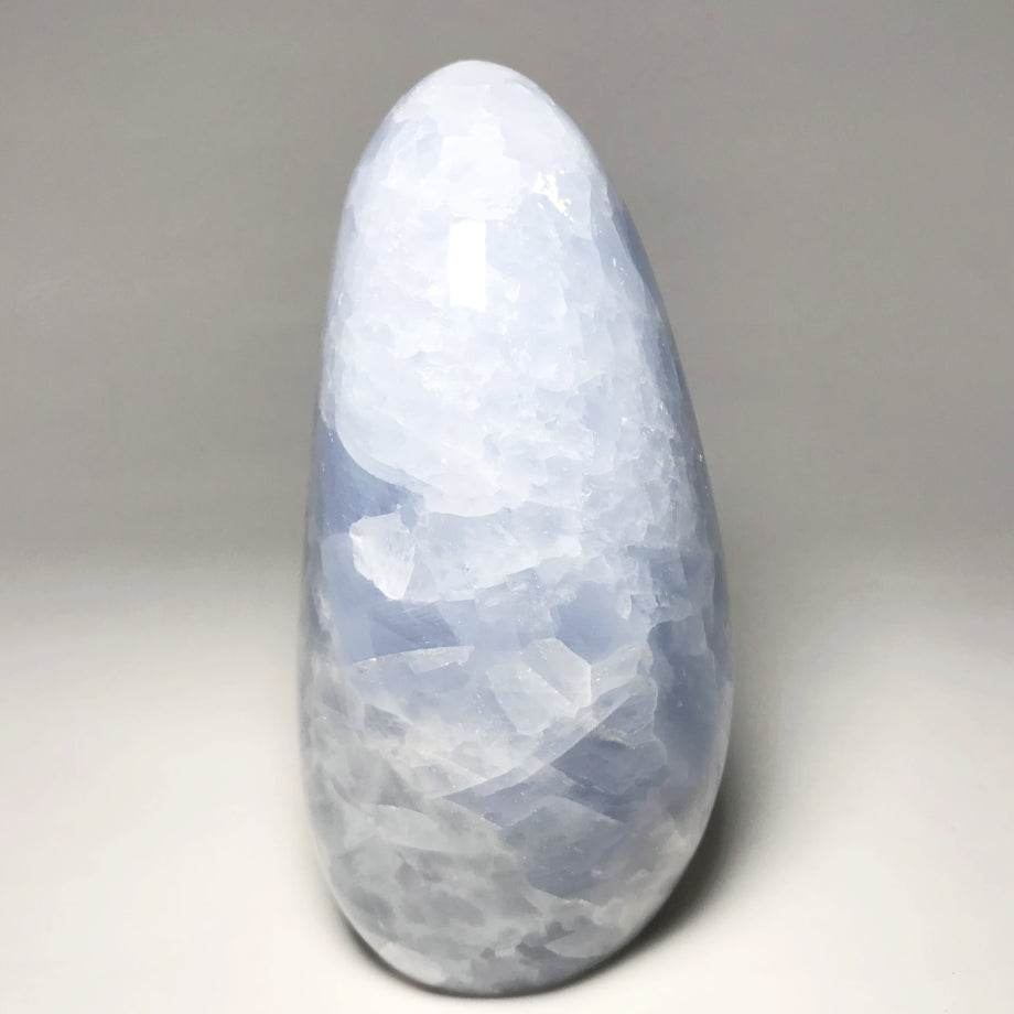 Blue Calcite Stand Up - Rocks and Gems Canada