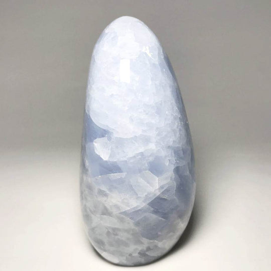 Blue Calcite Stand Up - Rocks and Gems Canada