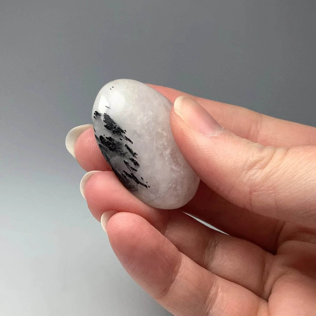 Tourmalated Quartz Touch Stone - Rocks and Gems Canada
