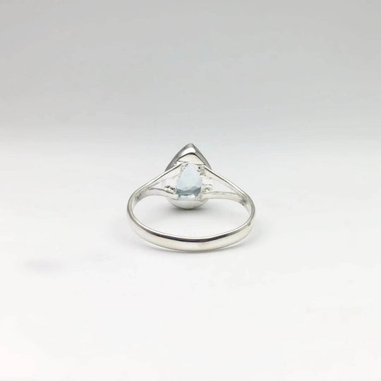 Blue Topaz Ring - Rocks and Gems Canada