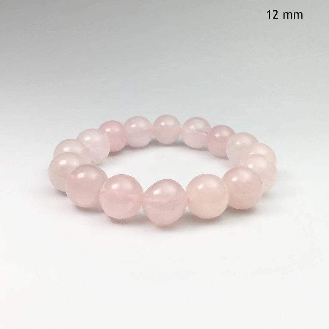 Rose Quartz Beaded Bracelet - Rocks and Gems Canada