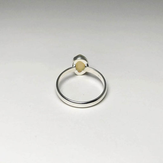 Faceted Ethiopian Fire Opal Ring - Rocks and Gems Canada