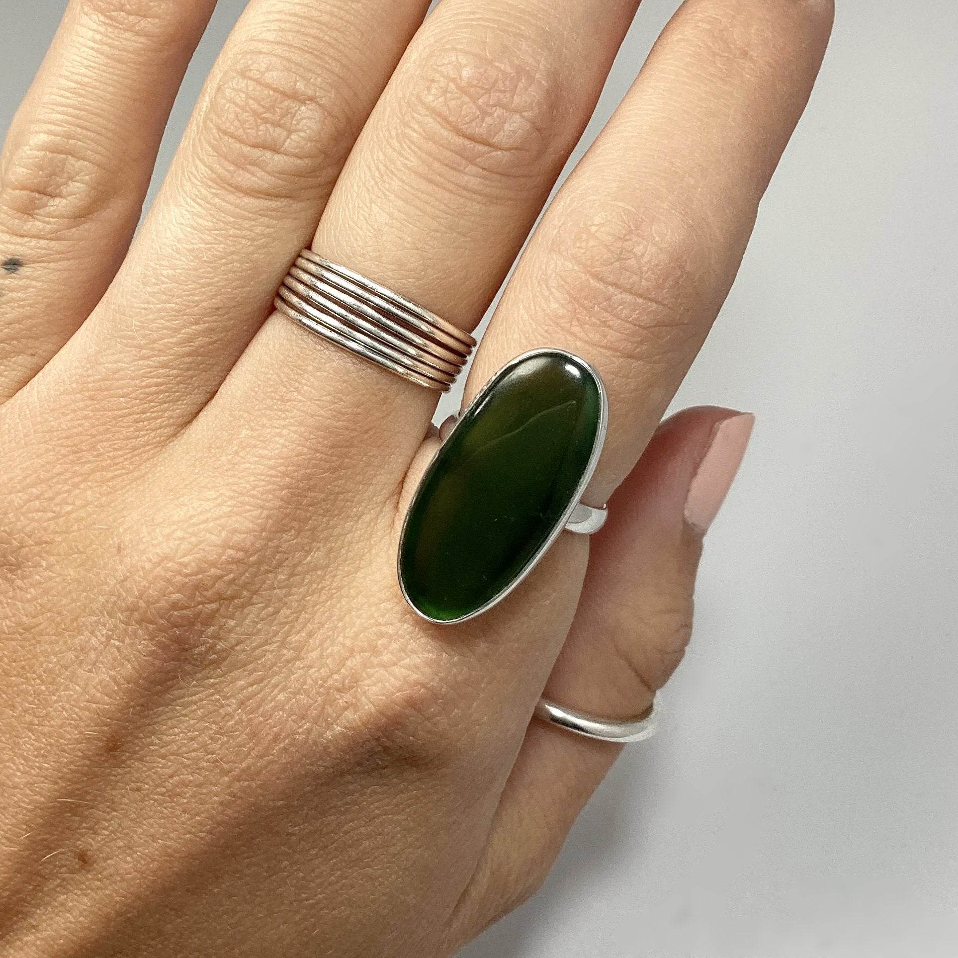 Canadian Jade Ring - Rocks and Gems Canada