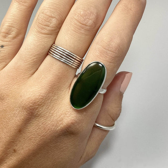 Canadian Jade Ring - Rocks and Gems Canada