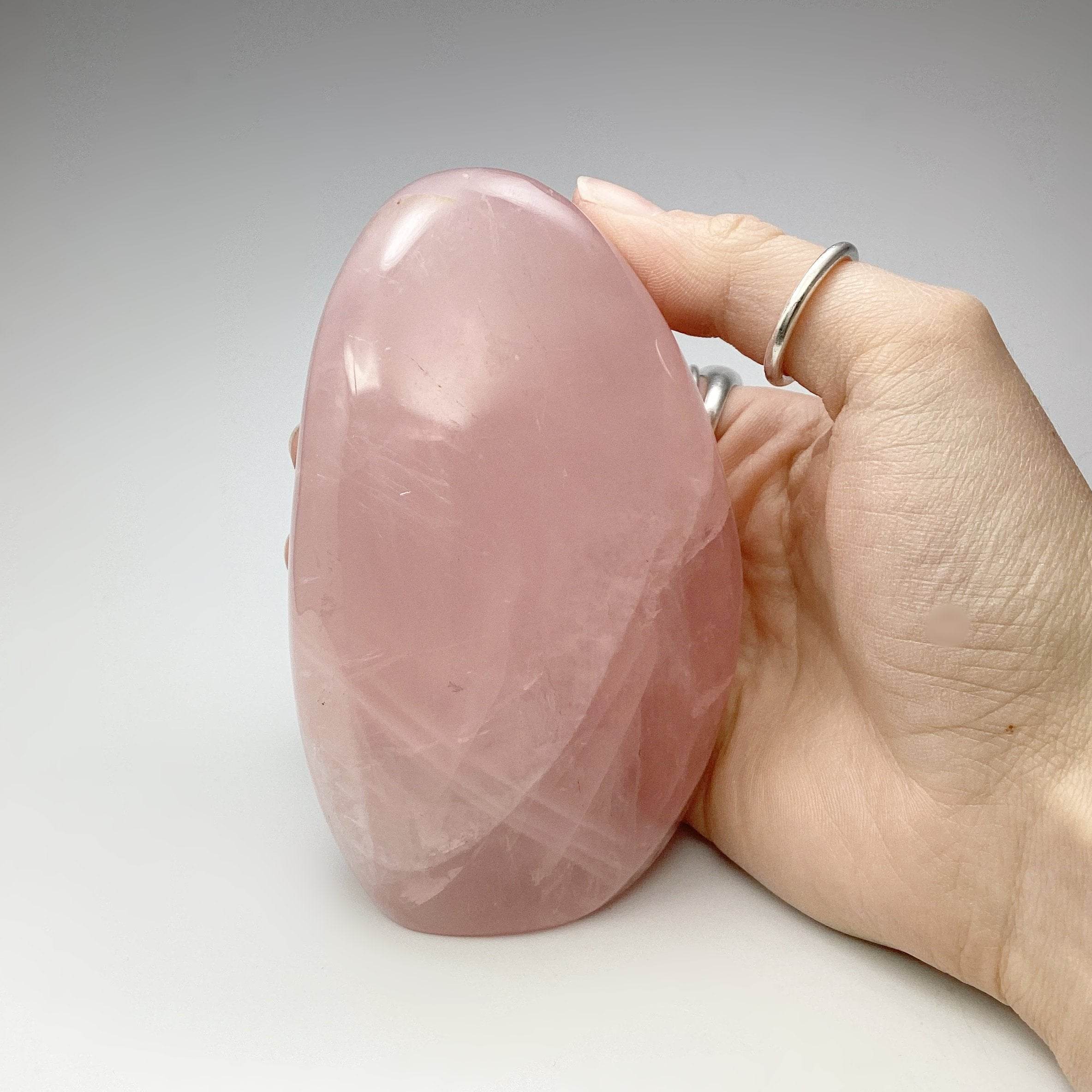 Rose Quartz Stand Up - Rocks and Gems Canada