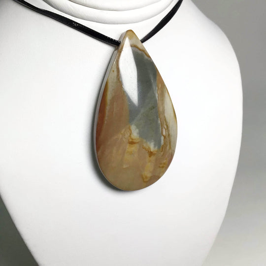 Polychrome Scenic Jasper Drilled Pendant - Rocks and Gems Canada