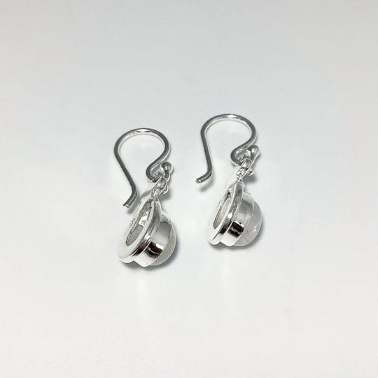 Rainbow Moonstone Dangle Earrings - Rocks and Gems Canada