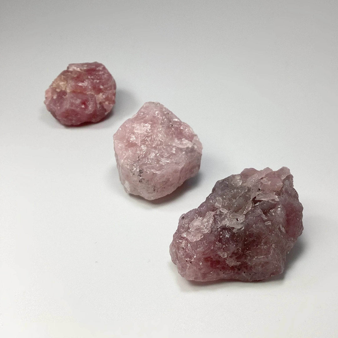 Guava Rose Quartz Rough Chunk - Rocks and Gems Canada