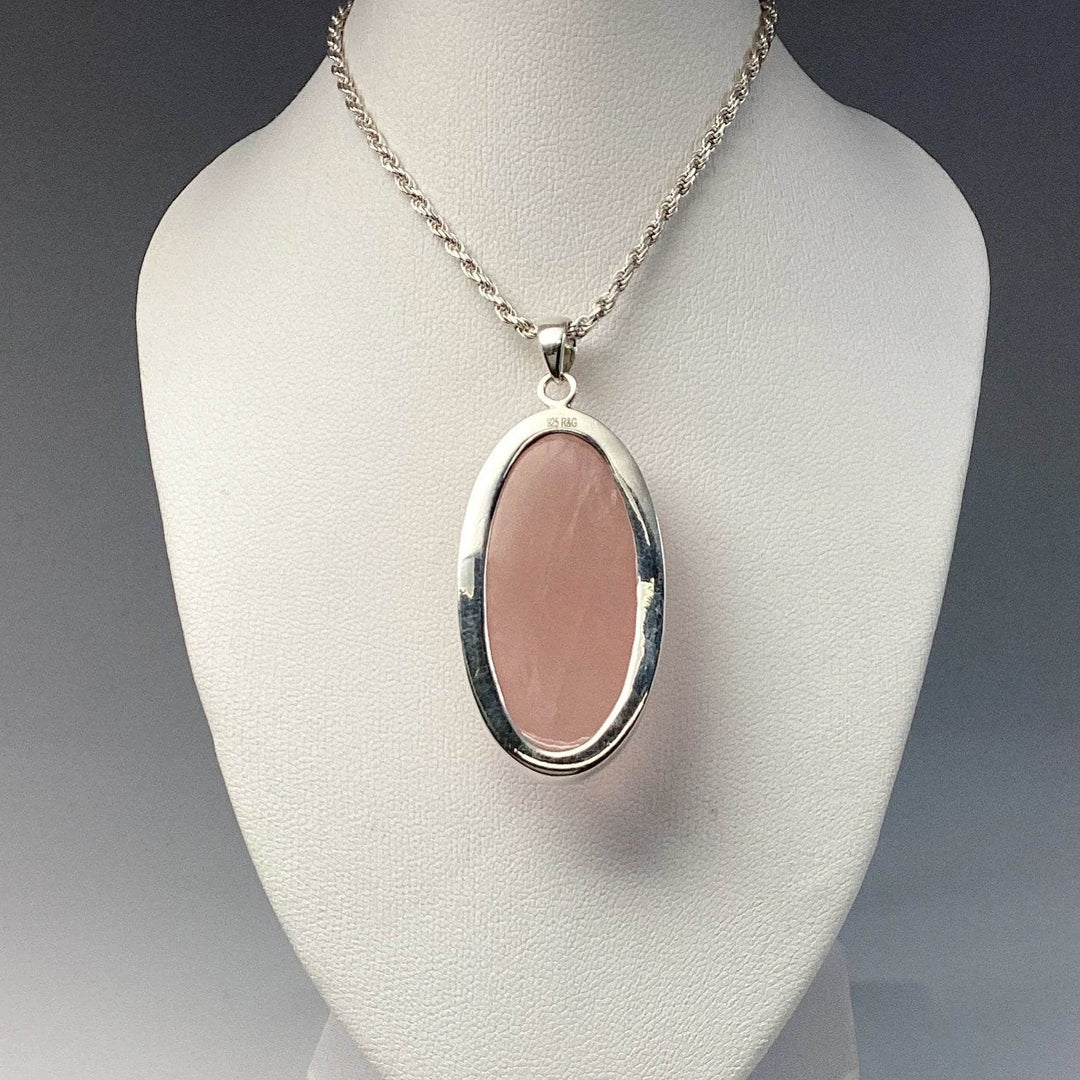 Rose Quartz Pendant - Rocks and Gems Canada