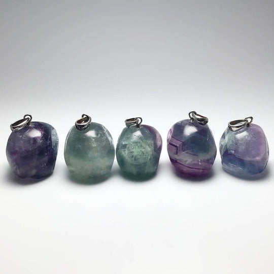 Fluorite Skull Pendant - Rocks and Gems Canada