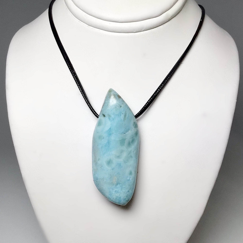 Larimar Drilled Pendant - Rocks and Gems Canada