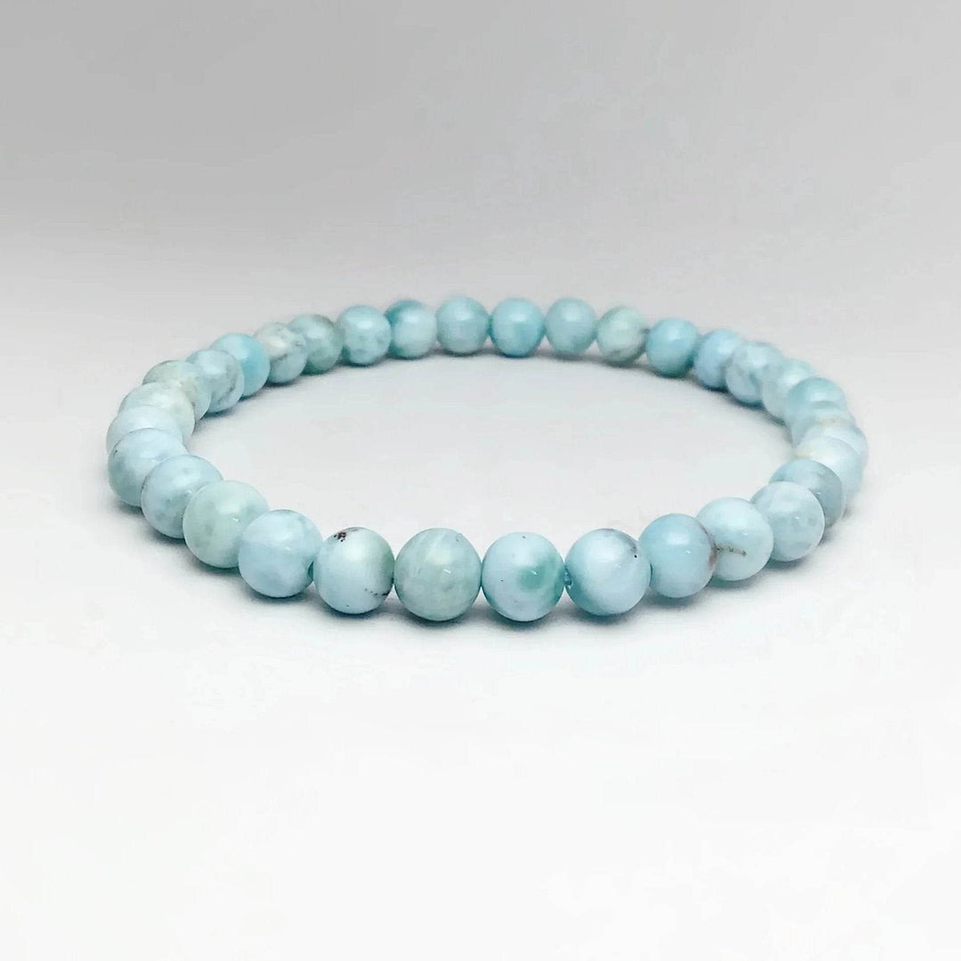 Larimar Beaded Bracelet - Rocks and Gems Canada