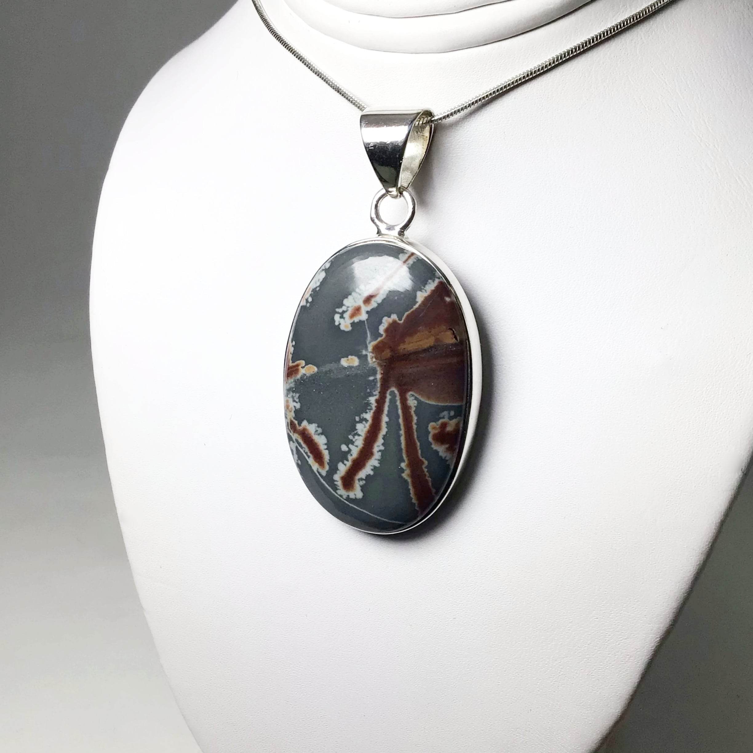 Paintbrush Jasper Pendant - Rocks and Gems Canada