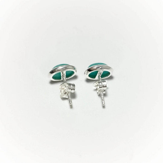 Amazonite Stud Earrings - Rocks and Gems Canada