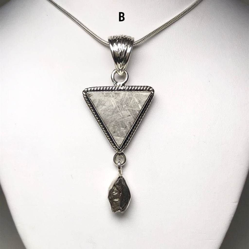 Muonionalusta and Campo Del Cielo Meteorite Pendant - Rocks and Gems Canada