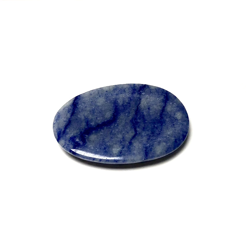 Worry Stone - Blue Aventurine - Rocks and Gems Canada