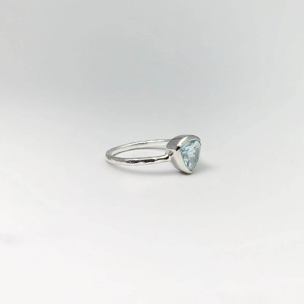 Blue Topaz Ring - Rocks and Gems Canada