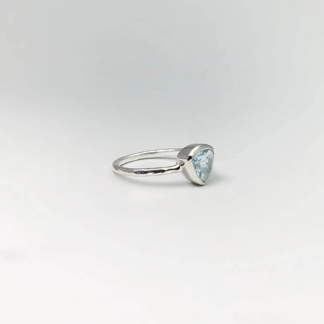 Blue Topaz Ring - Rocks and Gems Canada