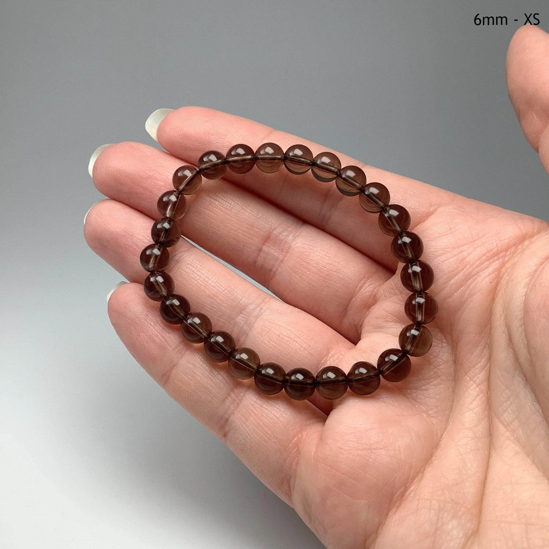 Smoky Quartz Beaded Bracelet - Rocks and Gems Canada