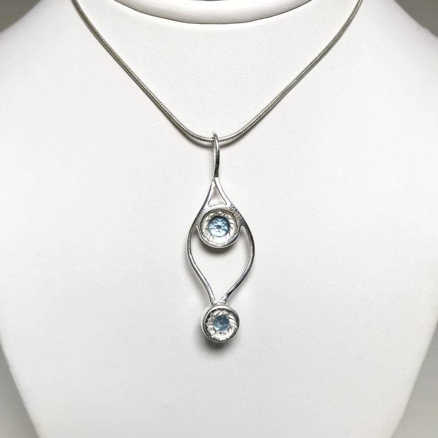 Blue Topaz Pendant - Rocks and Gems Canada