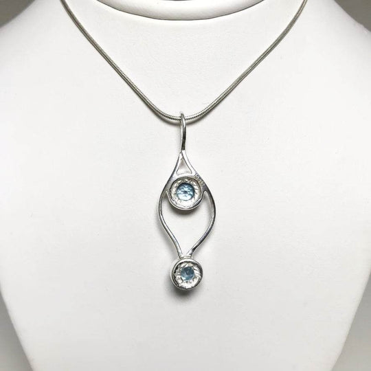 Blue Topaz Pendant - Rocks and Gems Canada