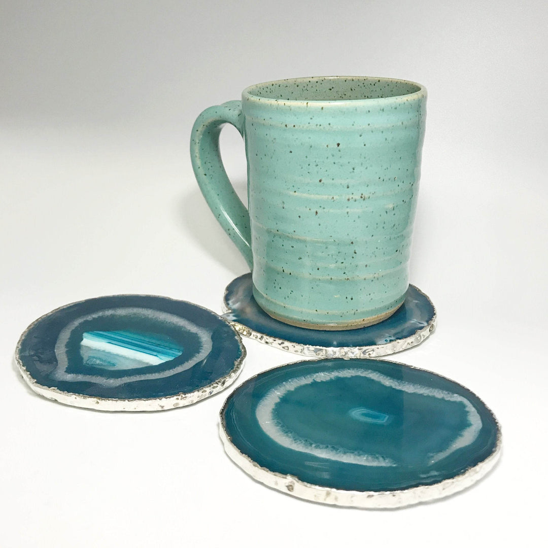 Agate Coasters - Set of 4 - Rocks and Gems Canada
