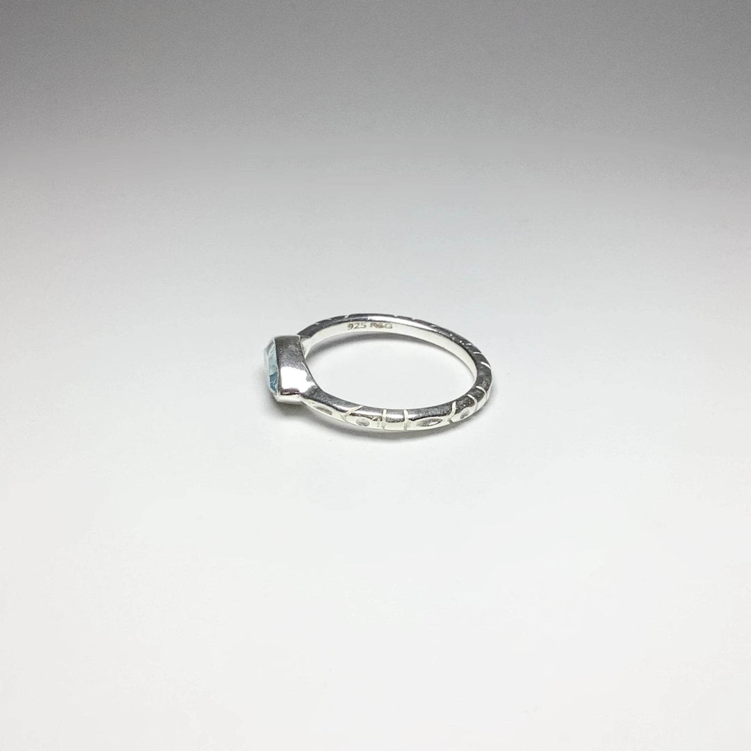 Blue Topaz Ring - Rocks and Gems Canada
