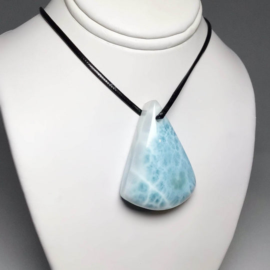 Larimar Drilled Pendant - Rocks and Gems Canada