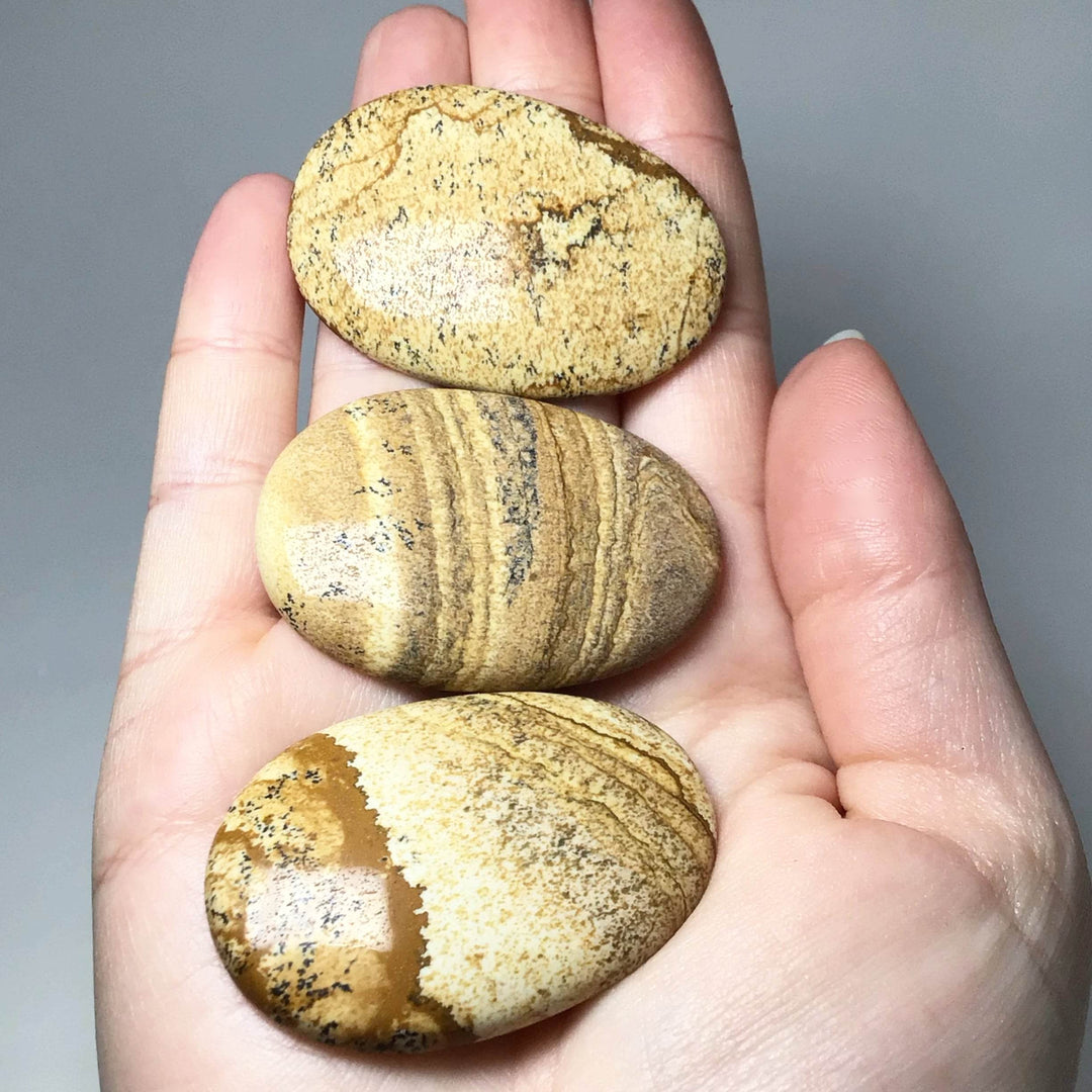 Worry Stone - Picture Jasper - Rocks and Gems Canada