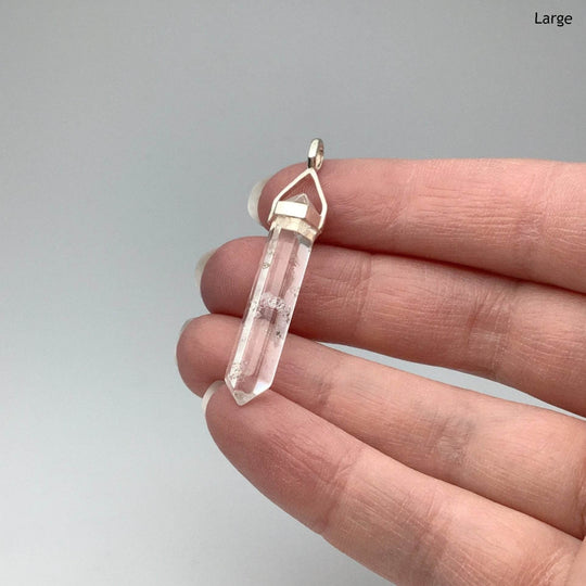 Quartz Double Terminated Point Pendant - Rocks and Gems Canada