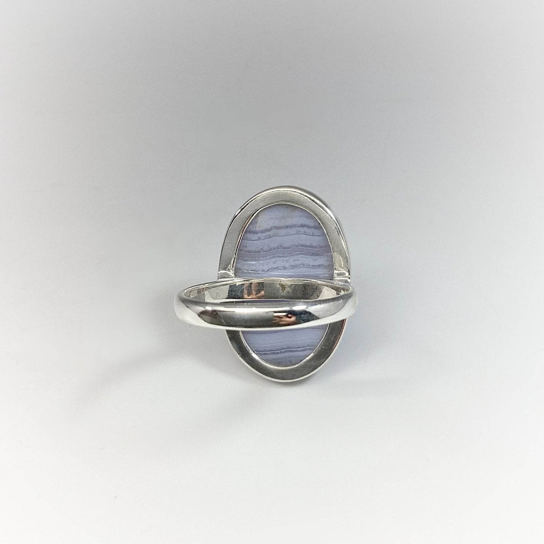 Blue Lace Agate Ring - Rocks and Gems Canada