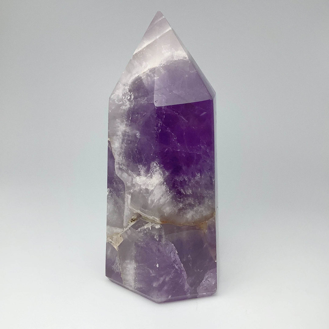 Chevron Amethyst Large Point - Rocks and Gems Canada