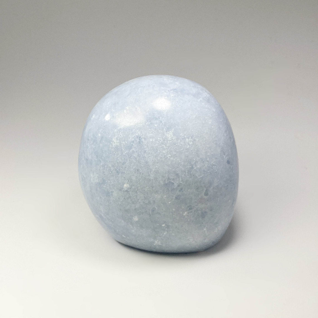 Blue Calcite Stand Up - Rocks and Gems Canada