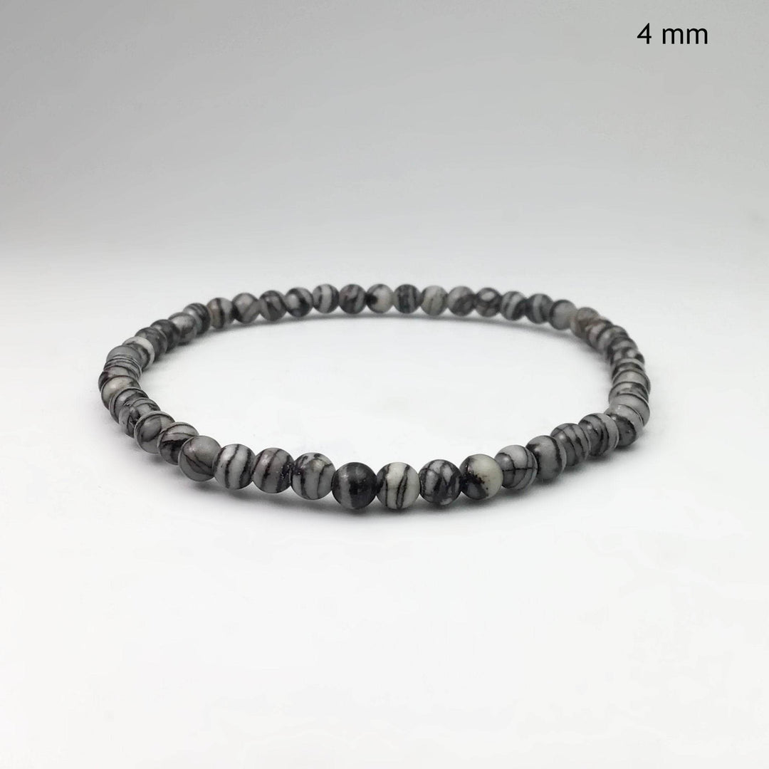 Web Jasper Beaded Bracelet - Rocks and Gems Canada