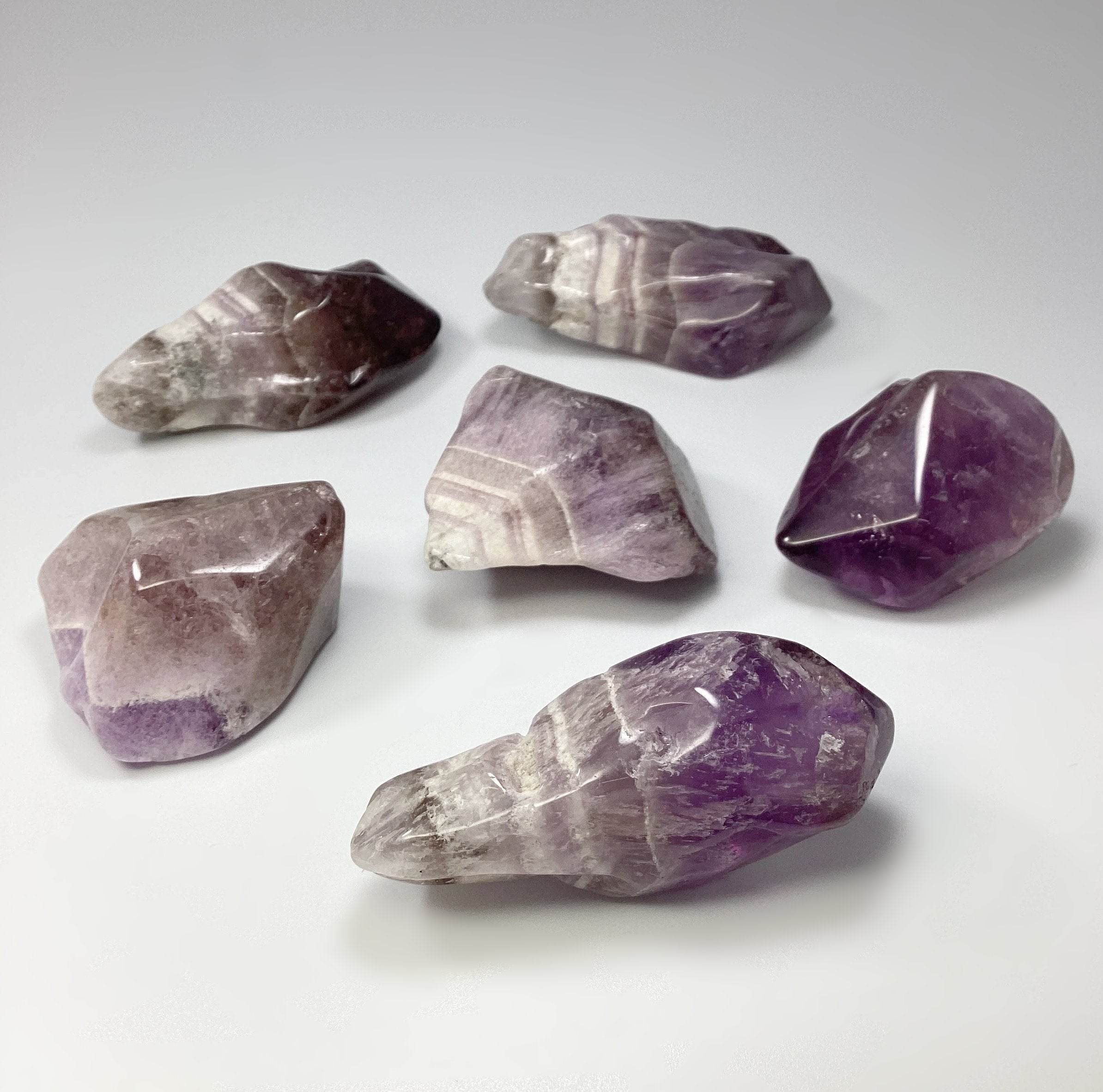 Shadow Chevron Amethyst Point - Rocks and Gems Canada
