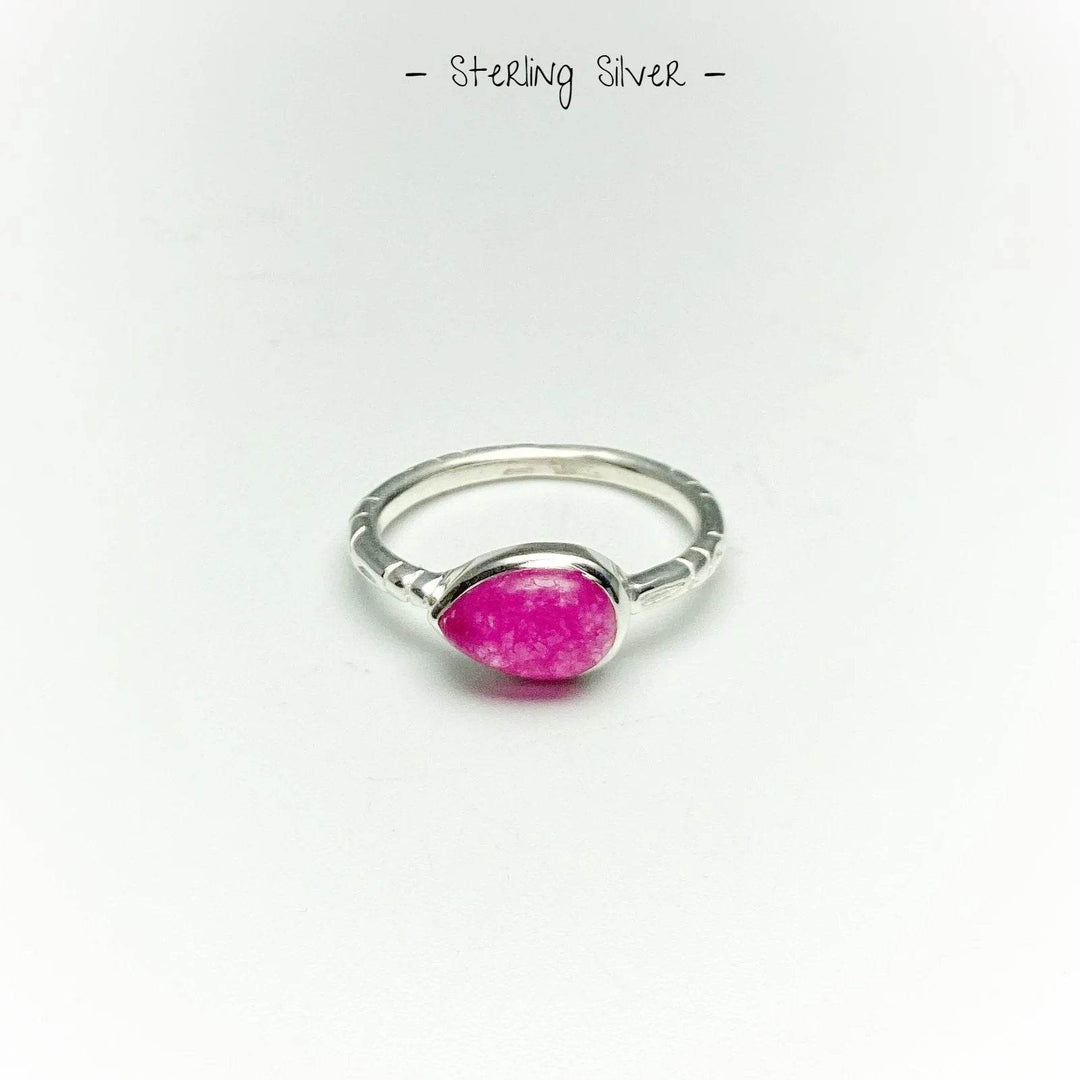 Pink Jade Ring - Rocks and Gems Canada