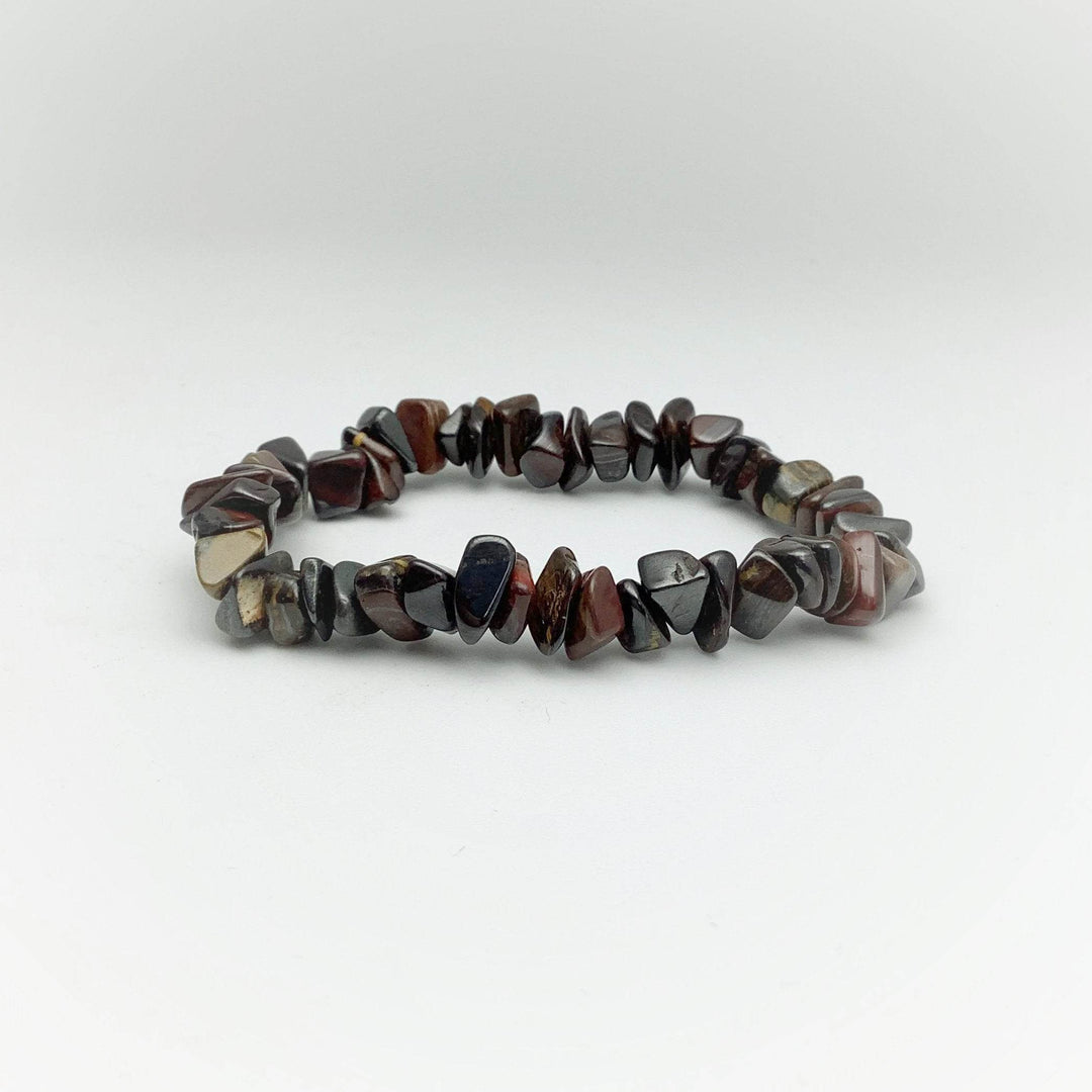 Mixed Tiger Iron Chip Beaded Bracelet - Rocks and Gems Canada