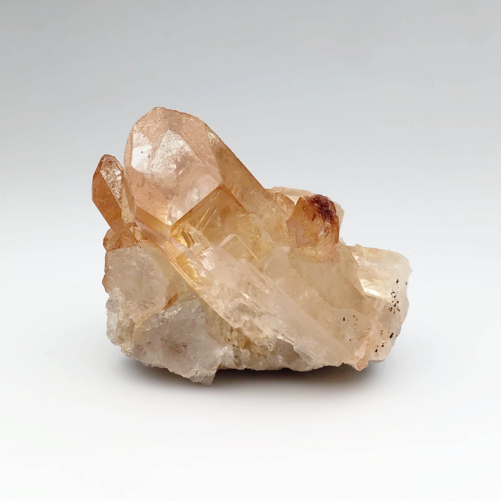 Tangerine Quartz Cluster - Rocks and Gems Canada