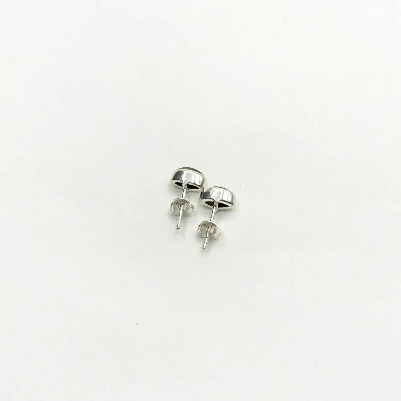 Green Tourmaline Stud Earrings - Rocks and Gems Canada