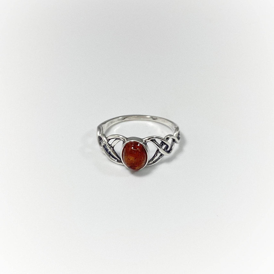 Cognac Amber Ring - Rocks and Gems Canada