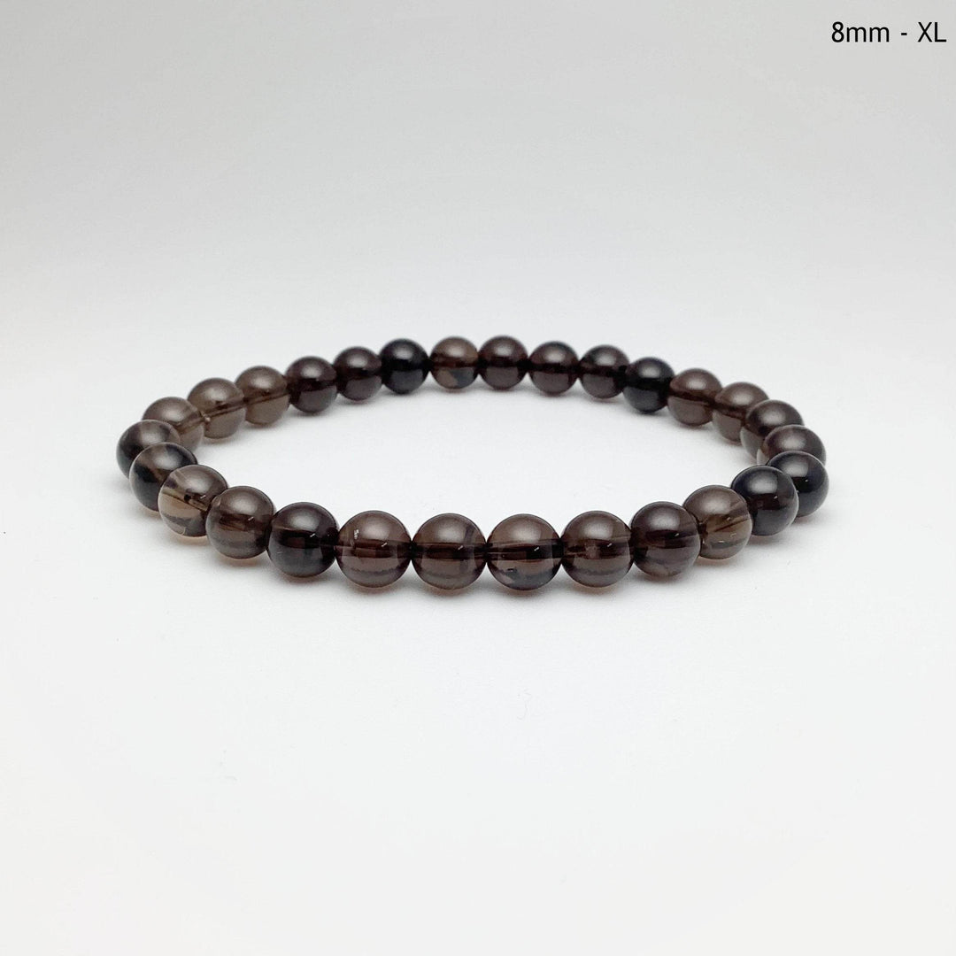 Smoky Quartz Beaded Bracelet - Rocks and Gems Canada