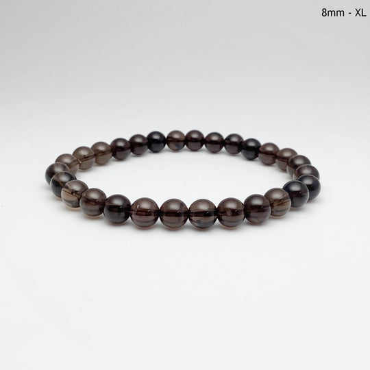 Smoky Quartz Beaded Bracelet - Rocks and Gems Canada