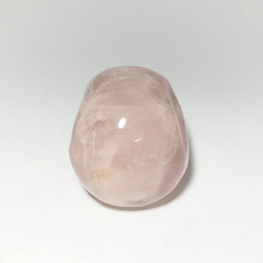 Carved Rose Quartz Skull - Rocks and Gems Canada